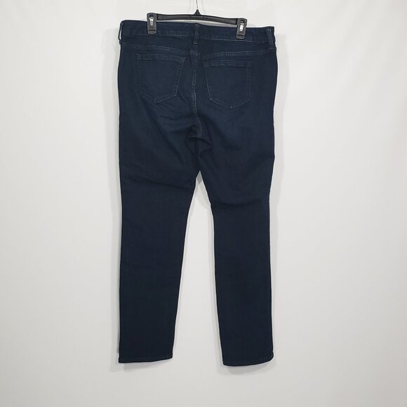 Torrid  Dark Wash Boyfriend Jeans  Stretch Straight Leg  Women's Size 14R - Picture 4 of 6